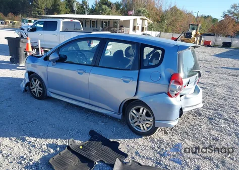 2008 Honda Fit Sport from USA, damaged, VIN JHMGD38648S067910